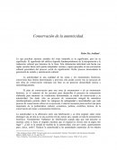 Conservación de la autenticidad