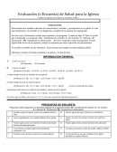 Evaluación (o Encuesta) de Salud para la Iglesia