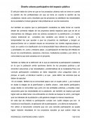 Ensayo del diseño urbano participativo del espacio público