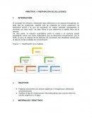 Práctica 1: Preparación de soluciones
