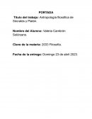 Antropología filosófica de Sócrates y Platón