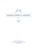 Ensayo sobre el aborto ética