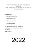 Reflexionamos sobre el rol de la mujer en la actualidad