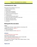 Toxicidad de los metales