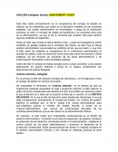 Analisis trabajador llamado Jean Robert Cadot