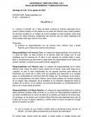 Responsabilidad civil. Taller No. 5