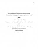 La importancia del servidor público para el Estado Colombiano y la Función Pública