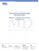 Informe Simulacro de Emergencia 2023 “Movimiento Sísmico”