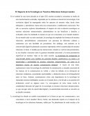 Impacto de la tecnoligia en nuestras relaciones interpersonales