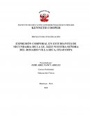 Expresión corporal en estudiantes de secundaria