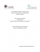 Resolution "Effects of cultural change in the professions"