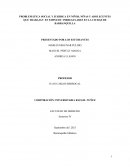 Problemática social y juridica en niños, niñas y adolecentes que trabajan en empleos inrregulares en la ciudad de Barranquilla