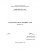Leyes vinculadas al proceso administrativo para la desburocracia