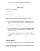 Finanzas corporativas avanzadas