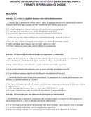Encuesta socioeducativa para padres (Se recomienda pasar a formato de formulario de Google)