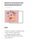 Proyecto evaluativo del microemprendimiento “El Trigal”