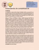Antecedentes de contabilidad de costos