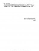 Avances sobre la inteligencia artificial aplicada en la administración publica