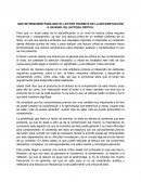 Que se requiere para que el lector transite de la decodificación a un nivel de lectura critica