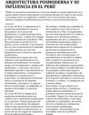 Arquitectura posmoderna y su influencia en el Perú