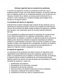 Enfoque ingenieril para la resolución de problemas