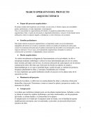 Marco operativo arquitectónico