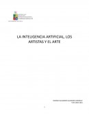La inteligencia artificial, los artistas y el arte
