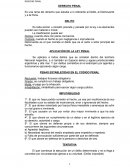 Derecho penal. Aplicación de la Ley Penal