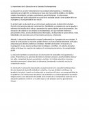 La Importancia de la Educación en la Sociedad Contemporánea