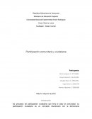 Participación comunitaria y ciudadana