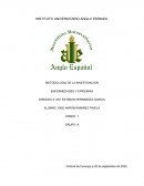 Metodologia de la investigación: enfermedades y epidemias