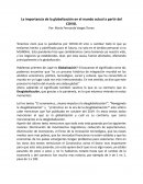 La importancia de la globalización en el mundo actual a partir del COVID