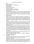 Informe neuropsicológico