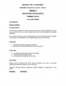 Educación tecnológica “primer ciclo”
