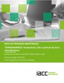 Termodinámica: Temperatura, calor y primera ley de la temodinámica