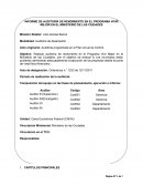 Informe de auditoría de rendimiento en el programa vivir mejor en el ministerio de las ciudades