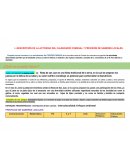 Descripción de la actividad del calendario comunal y previsión de saberes locales