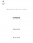 Trabajo de investigación administración de inventarios