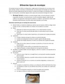 Tipos de montajes