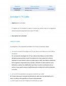 Actividad Caso TV Cable