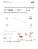 Test of english diagnostic