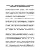 Fortalezas, áreas de oportunidad y listado de problemáticas en el ámbito relación con los padres y la comunidad