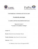 Concepto de Normalidad y Patología