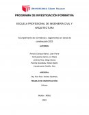Incumplimiento de normativas y reglamentos en obras de construcción 2023