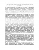 La política social en el marco de la constitución política de Colombia