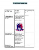 Guión del examen