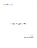 Control de gestión y BSC