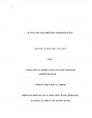 Planeación para procesos administrativos