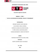 Aplica los enfoques de Ishikawa, Taguchi y Feigenbaum