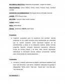 Relaciones de igualdad. “Juegos con dados”